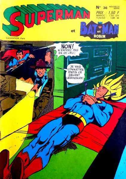 Scan de la Couverture Superman Batman Robin n 36